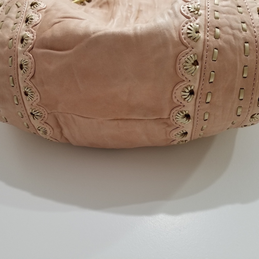 Sabrina Scala Satchel Leather Handbag - Picture 7 of 13
